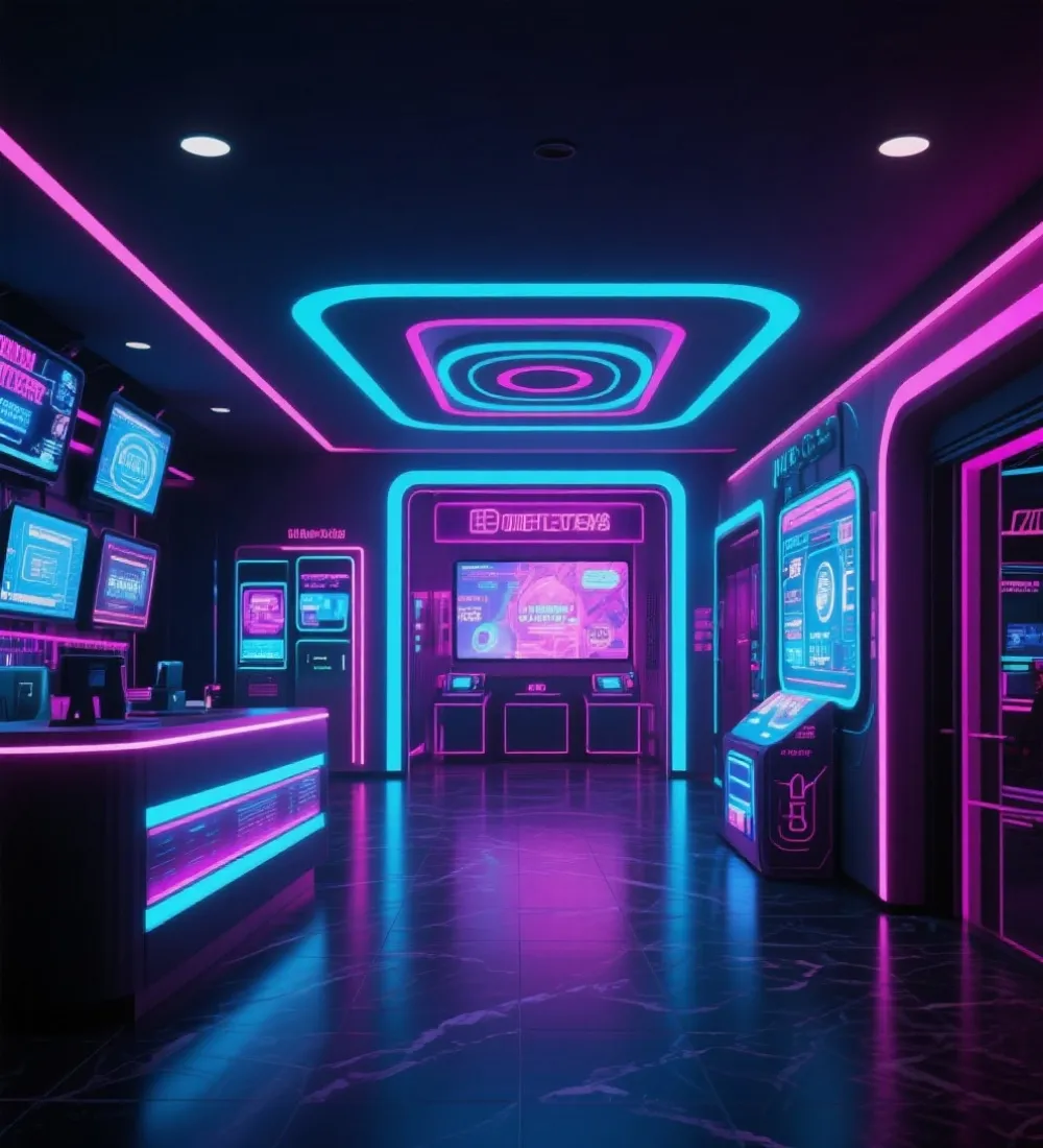 数字娱乐大厅视觉展示