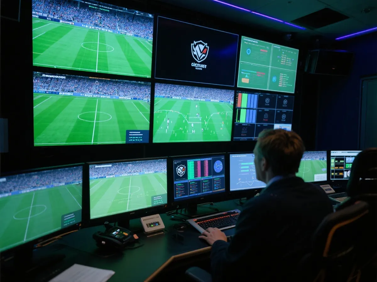 赛事监测与数据整合示意图